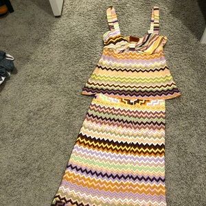 Missoni top & skirt set